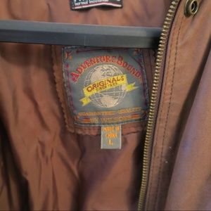 Leather Jacket Women size Large